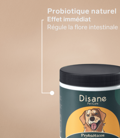 Probiotiques pour Chiens - Supplément Naturel de 60 unités | Disane Pet Care