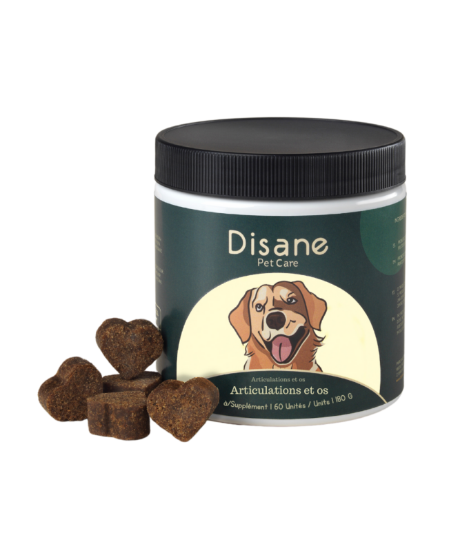 Os et Articulations pour Chiens - Supplément Naturel de 60 unités | Disane Pet Care